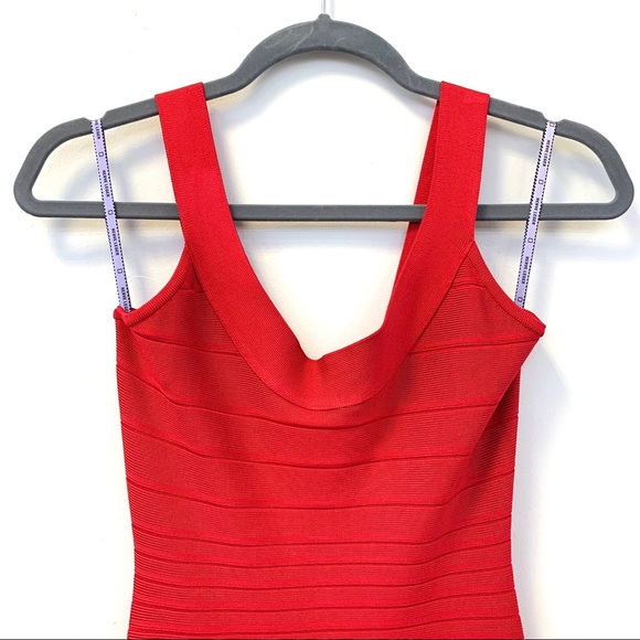 HERVE LEGER "Ellen" gown - Picture 4 of 10